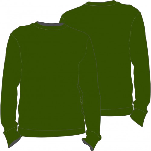 SWEAT C/PUNHO COS EM RIBE ARMY DGRF SWEAT C/PUNHO COS EM RIBE ARMY DGRF